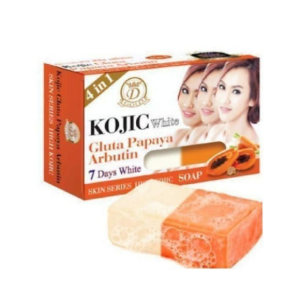 Kojic Gluta Papaya Arbutin whitening soap